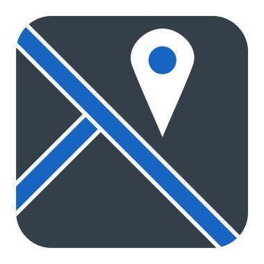 Harita iğnesi. Web simgesi