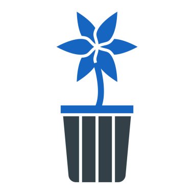 bitki simgesi vektör illüstrasyon tasarımı