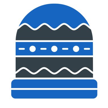 Kek. Web simgesi vektör illüstrasyonu