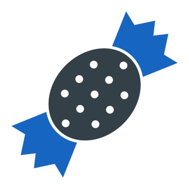 - Şeker. Web simgesi basit illüstrasyon