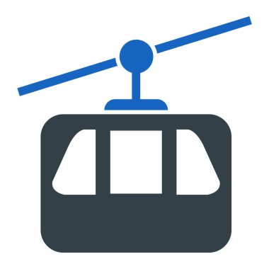 tren simgesi vektör illüstrasyonu