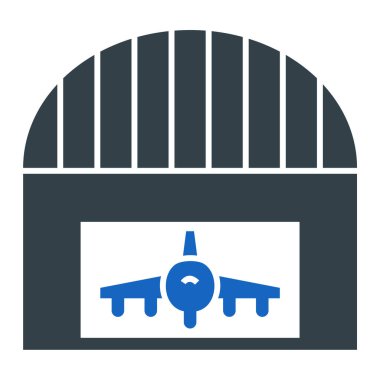 Modern yapı simgesinin vektör illüstrasyonu