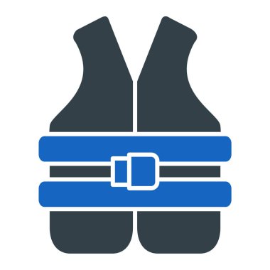 Güvenlik Yelekleri ikonu vektör çizimi