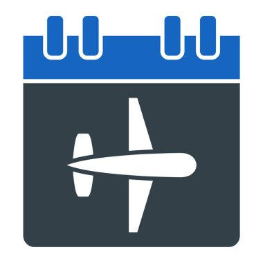 Takvim simgesi vektör illüstrasyonu