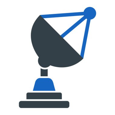 Uydu anteni. Basit resimleme