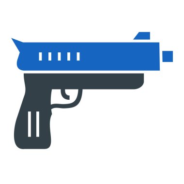 Silah. Web simgesi basit illüstrasyon