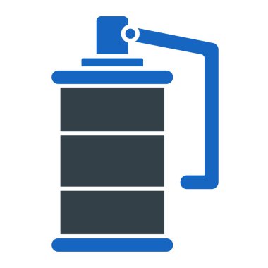 Su pompası ikonu. Web için bira şişesi vektör simgelerinin özet çizimi