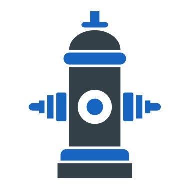 Su musluğu simgesi. Beyaz arkaplanda izole edilmiş web tasarımı için yangın söndürücü vektör simgelerinin basit gösterimi