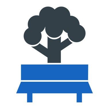 Park et. Web simgesi basit illüstrasyon