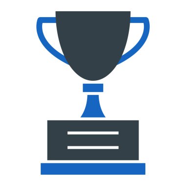 Kupa. Web simgesi basit illüstrasyon