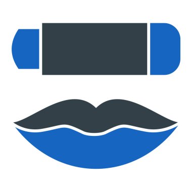 dudak simgesi vektör illüstrasyonu