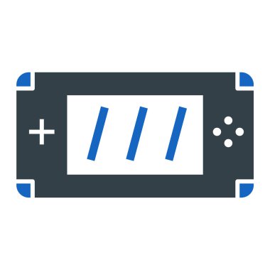 oyun konsolu simgesi. vektör illüstrasyonu