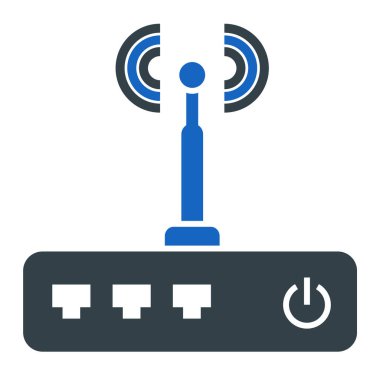 Yönlendirici simgesi, vektör illüstrasyonu
