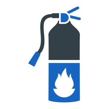 Yangın söndürme ikonu. vektör illüstrasyonu