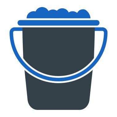 Kova. Web simgesi basit illüstrasyon