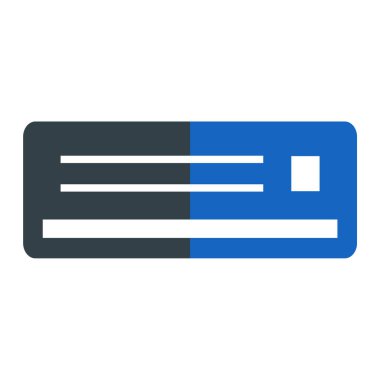 Kredi kartıyla. Basit resimleme