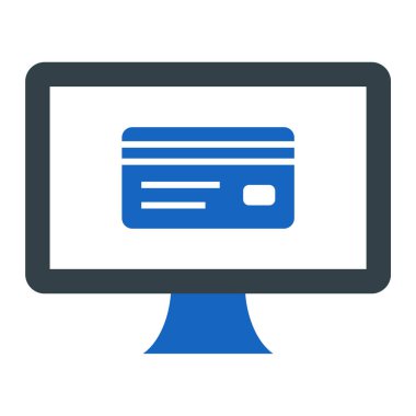 Kredi kartı vektör simgesi