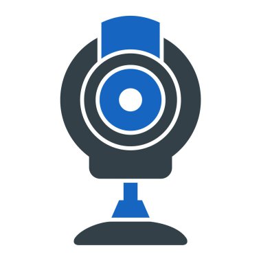 Web kamerası. Web simgesi basit illüstrasyon