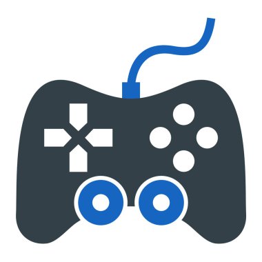 Oyun kolu. Web simgesi basit illüstrasyon