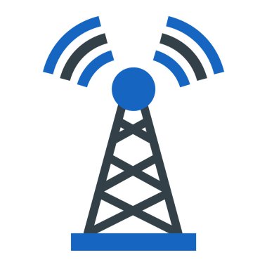 anten simgesi vektör illüstrasyonu