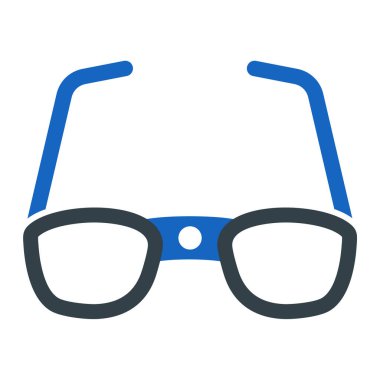 gözlük ikonu vektör illüstrasyonu