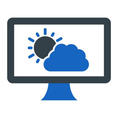 Bulut hesaplama. Web simgesi