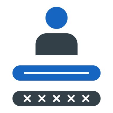 kullanıcı. Web simgesi basit illüstrasyon