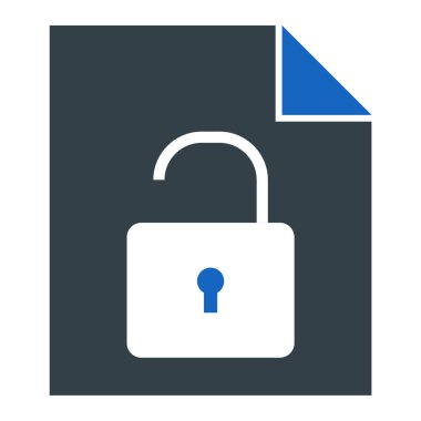 Kilit. Web simgesi basit illüstrasyon