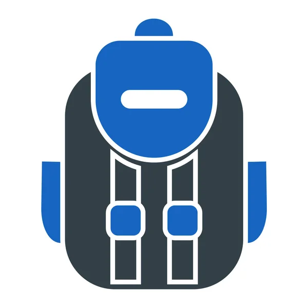 Backpack Icon Vector Illustration — Stock Vector