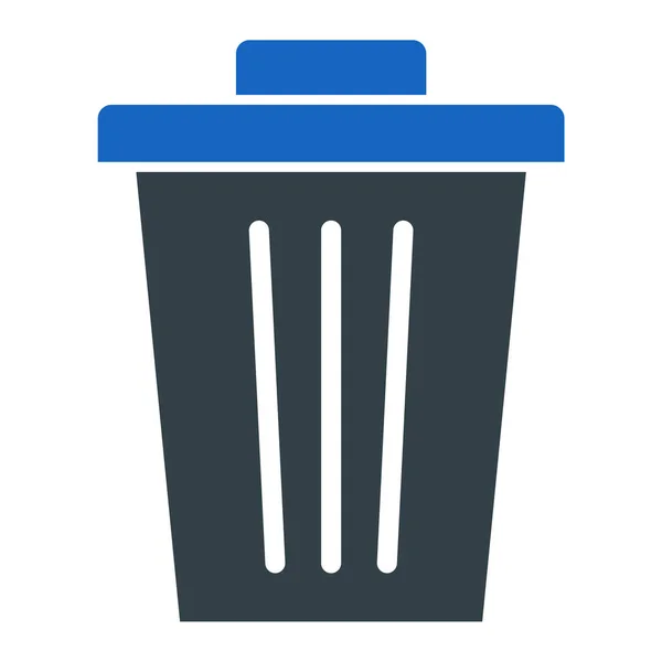 Trash Can Icon Simple Illustration Recycle Bin Vector Icons Web — Stock Vector