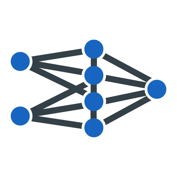 Molekül Web Simgesi Basit Illüstrasyon — Stok Vektör