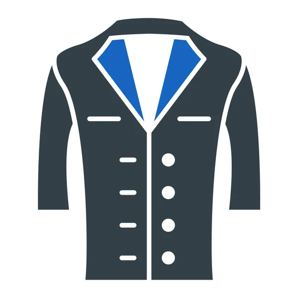Business Man Icon Simple Illustration Clothes Vector Symbol Web — 스톡 벡터