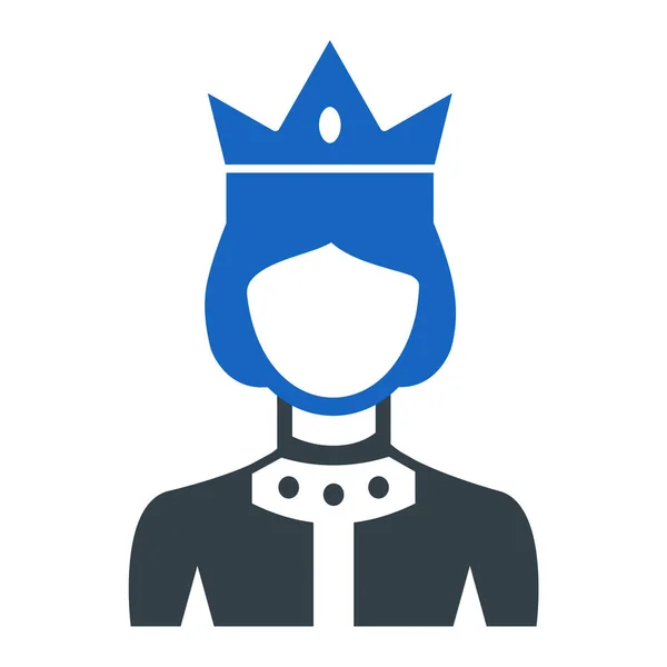Man Crown Icon Simple Illustration Jesus Vector Icons Web — Stockvektor
