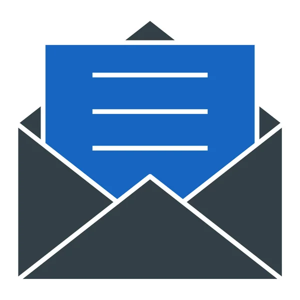 Envelope Ícone Web Design Simples — Vetor de Stock