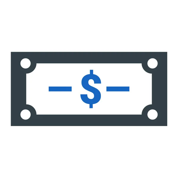 Geld Pictogram Vector Illustratie — Stockvector