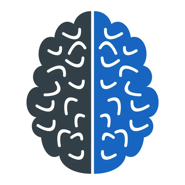 Gehirn Symbol Vektor Illustration — Stockvektor