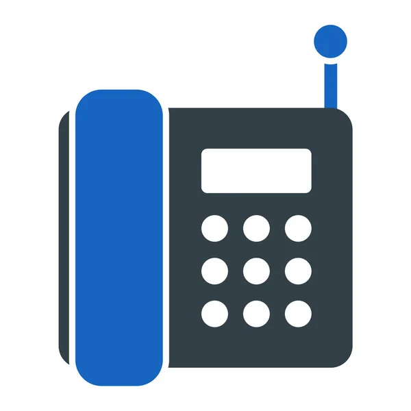 Telefone Ícone Web Ilustração Simples —  Vetores de Stock
