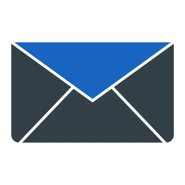 Mail Ikon Vektor Elszigetelt Fehér Háttér Logó Koncepció Üzenet Jel — Stock Vector