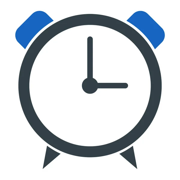 Reloj Despertador Vector Icono — Vector de stock