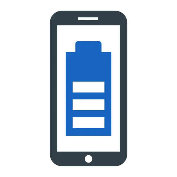 Handy Ikone Einfache Illustration Von Smartphone Vektorsymbolen Für Webdesign — Stockvektor