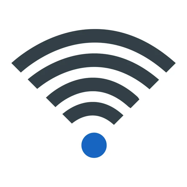 Icono Wifi Vector Ilustración — Archivo Imágenes Vectoriales