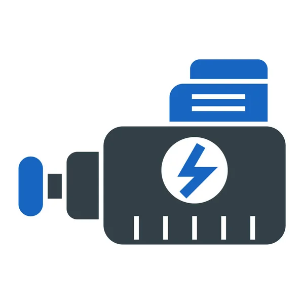 Ícone Bateria Ilustração Vetorial —  Vetores de Stock