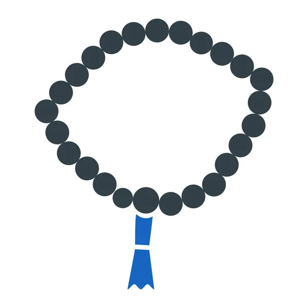 Rosary Icon Vector Illustration — Stock Vector