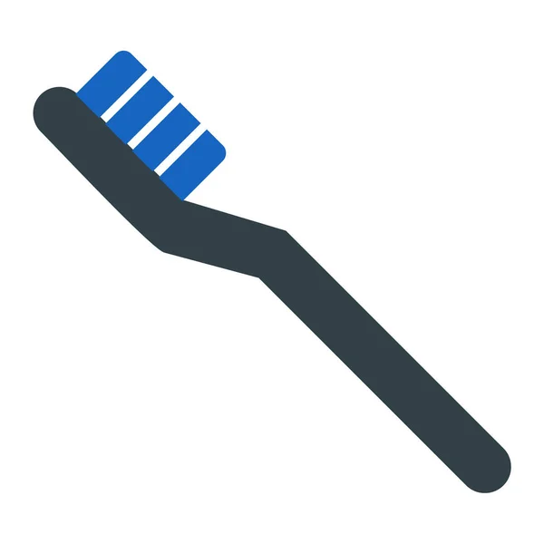 Diş Fırçası Web Simgesi Basit Illüstrasyon — Stok Vektör