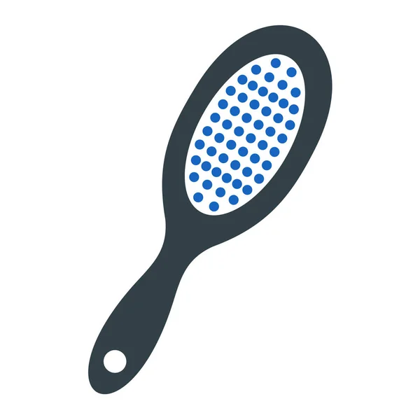 Icône Peigne Illustration Simple Symbole Vectoriel Brosse Pour Toile — Image vectorielle