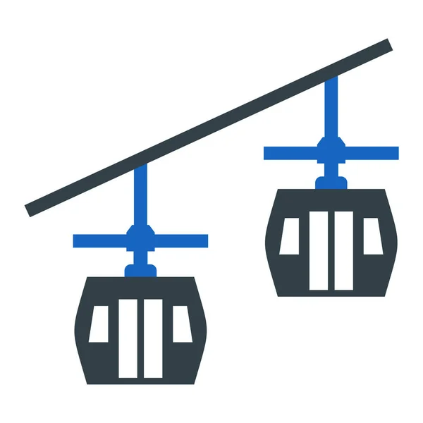 Helikopter Ikon Vektor Illustration — Stock vektor