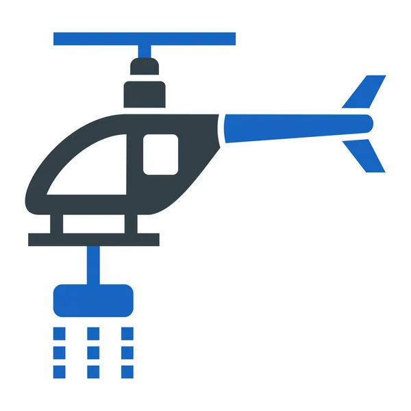 Drone Icône Web Illustration Simple — Image vectorielle