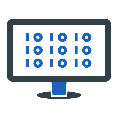 lcd. Web simgesi basit illüstrasyon