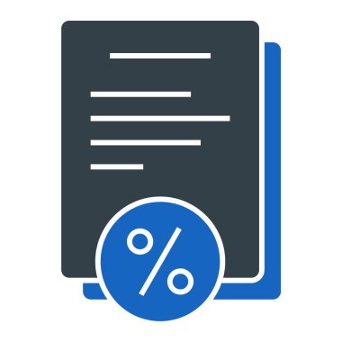 belge simgesi vektör illüstrasyonu