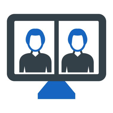 kullanıcı. Web simgesi basit illüstrasyon